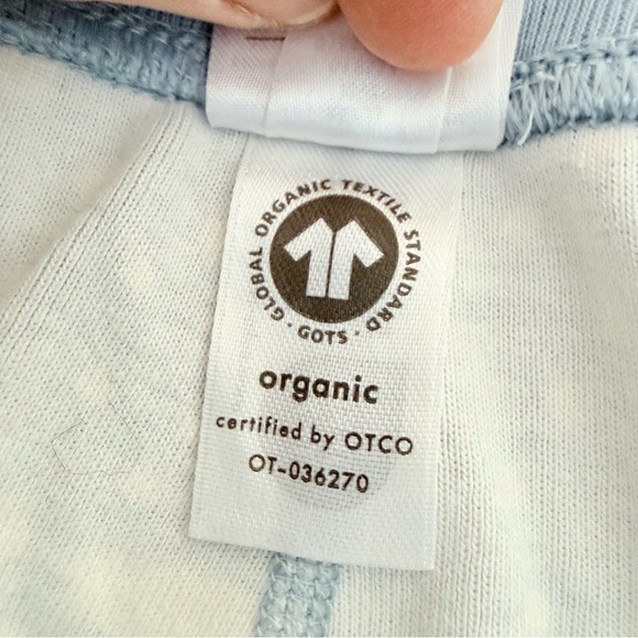 Hanna Andersson Pajama Pants Organic Cotton Blue White Polar Bear Print Size L - Picture 9 of 9